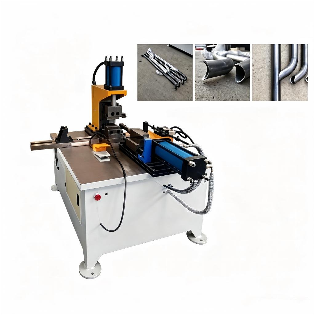 Hydraulic Automatic Tube Horizontal Arc Punching Machine For Welding Metal Pipe